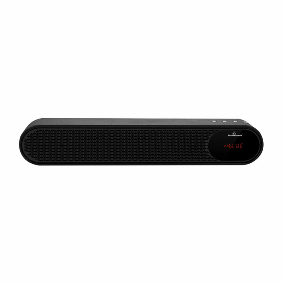 POWERTECH soundbar PT-986, 10W RMS, TWS, FM, 1200mah, mavro