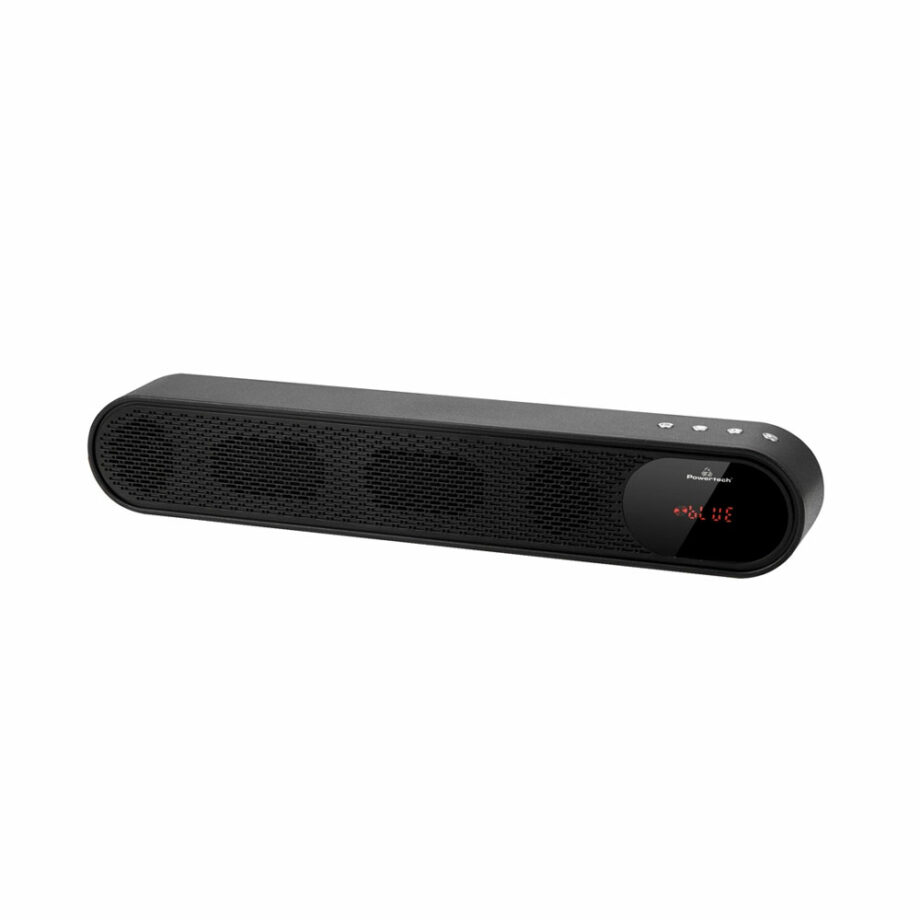 POWERTECH soundbar PT-986, 10W RMS, TWS, FM, 1200mah, mavro