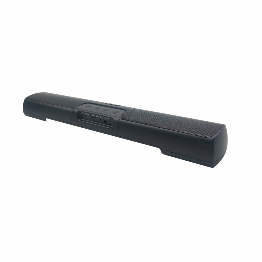 POWERTECH soundbar PT-989, 20W RMS, TWS, 3600mah, mavro