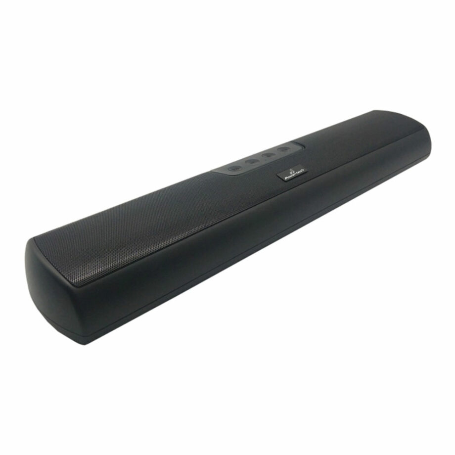 POWERTECH soundbar PT-989, 20W RMS, TWS, 3600mah, mavro