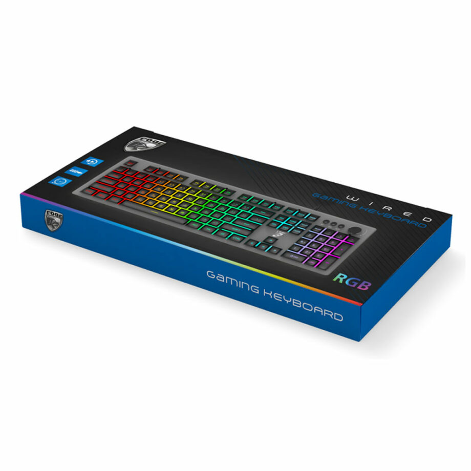 ROAR gaming pliktrologio RR-0007, ensyrmato, RGB, asimi