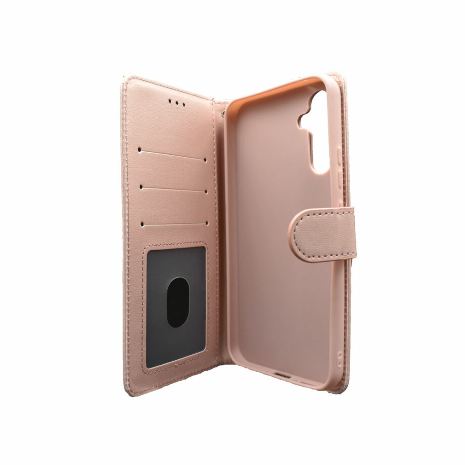Θήκη Πορτοφόλι για Samsung Galaxy A34 Ροζ-Χρυσό