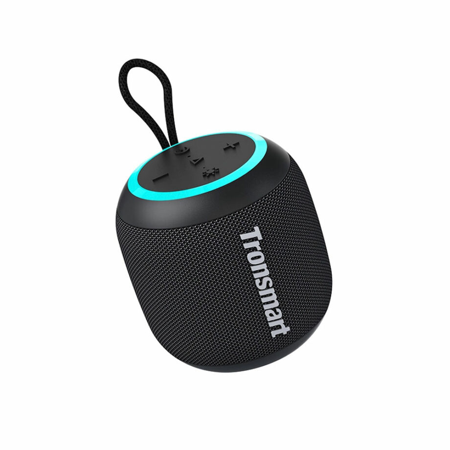 TRONSMART forito icheio T7 Mini, 15W, Bluetooth, 2500mah, IPX7, mavro