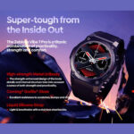 ZEBLAZE smartwatch Vibe 7 Pro, 1.43" AMOLED, ηχείο & mic, 3 ATM, μαύρο