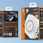 LDNIO σταθμός φόρτισης AW004, USB-C/3x USB/wireless, 32W, PD/QC, λευκός