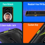 ULEFONE smartphone Armor X12 Pro, 5.45", 4GB, 64GB, 4860mAh, μαύρο