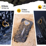 ULEFONE smartphone Armor X13, 6.52", 6GB, 64GB, 6320mAh, μαύρο