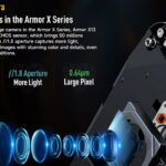 ULEFONE smartphone Armor X13, 6.52", 6GB, 64GB, 6320mAh, μαύρο