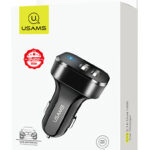 USAMS φορτιστής αυτοκινήτου C13, 2x USB, 2.1A, μαύρος