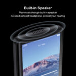 RUIZU MP3 player M6 με οθόνη αφής 2.8", 8GB, ελληνικό μενού, μαύρο