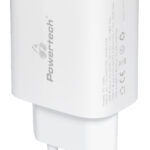 POWERTECH φορτιστής τοίχου PT-1040, USB & USB-C, PD QC3.0, 20W, λευκός