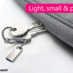 POWERTECH USB Flash Drive PT-1122, 64GB, USB 2.0, ασημί
