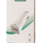 POWERTECH Φορτιστής Αυτοκινήτου PT-762, 1x USB, 1A, λευκός