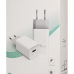 POWERTECH Φορτιστής τοίχου PT-780, 1x USB, 20W, 4A, QC 3.0, λευκός