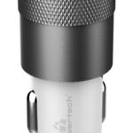 POWERTECH φορτιστής αυτοκινήτου PT-798, 2x USB, 2.1A, γκρι