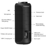 TRONSMART φορητό ηχείο T6 Plus, 40W, Bluetooth/NFC, 6600mAh, IPX6, μαύρο