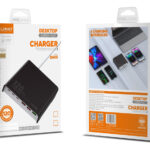 LDNIO σταθμός φόρτισης Q605, 3x USB-C & 3x USB, 120W, PD/QC, μαύρος
