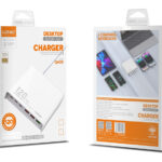 LDNIO σταθμός φόρτισης Q605, 3x USB-C & 3x USB, 120W, PD/QC, λευκός
