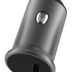 POWERTECH φορτιστής αυτοκινήτου PT-1147, USB-C, 30W PD, γκρι