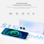 OUKITEL smartphone C36, 6.56", 4/128GB, Octa-core, 5150mAh, μαύρο