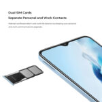 OUKITEL smartphone C36, 6.56", 4/128GB, Octa-core, 5150mAh, μαύρο