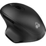 POWERTECH ασύρματο ποντίκι PT-1152, USB & USB-C δέκτη, 1600DPI, μαύρο