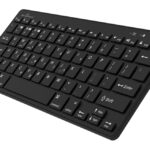POWERTECH ασύρματο πληκτρολόγιο PT-1153, 2.4GHz & Bluetooth, μαύρο