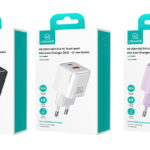 USAMS φορτιστής τοίχου US-CC189, USB & USB-C, 30W PD, λευκός