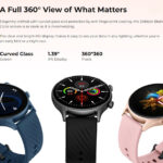 ZEBLAZE smartwatch Btalk 2 Lite, heart rate, 1.39" IPS, IP68, μαύρο