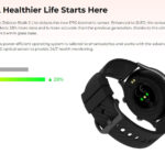 ZEBLAZE smartwatch Btalk 2 Lite, heart rate, 1.39" IPS, IP68, μαύρο