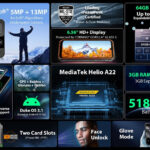 BLACKVIEW smartphone BV4800, 6.56", 3/64GB, IP68/IP69K, 5180mAh, μαύρο