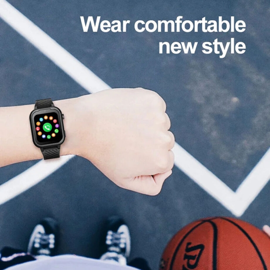 INTIME GPS smartwatch για παιδιά IT-061, 1.85", κάμερα, 4G, IPX7, μαύρο