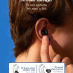 LDNIO earphones με θήκη φόρτισης T02, True Wireless, HiFi, λευκά