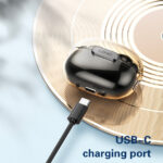 LDNIO earphones με θήκη φόρτισης T02, True Wireless, HiFi, λευκά