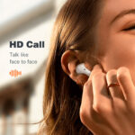 LDNIO earphones με θήκη φόρτισης T03, True Wireless, HiFi, λευκά