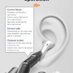 LDNIO earphones με θήκη φόρτισης T03, True Wireless, HiFi, λευκά