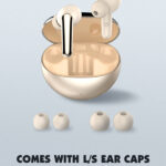 LDNIO earphones με θήκη φόρτισης T01, True Wireless, HiFi, μαύρα