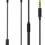 LDNIO earphones με μικρόφωνο HP08, 3.5mm, 1.2m, γκρι