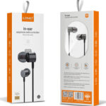 LDNIO earphones με μικρόφωνο HP04, 3.5mm, 1.2m, γκρι1