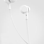 CELEBRAT bluetooth earphones A20 με μαγνήτη, 10mm, BT 5.0, λευκά