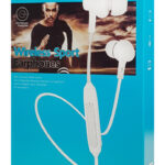 CELEBRAT bluetooth earphones A20 με μαγνήτη, 10mm, BT 5.0, λευκά