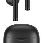 USAMS earphones IA04 με θήκη φόρτισης, True Wireless, μαύρα