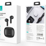 USAMS earphones IA04 με θήκη φόρτισης, True Wireless, μαύρα