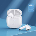 USAMS earphones IA04 με θήκη φόρτισης, True Wireless, λευκά
