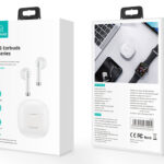 USAMS earphones IA04 με θήκη φόρτισης, True Wireless, λευκά