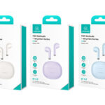 USAMS earphones με θήκη φόρτισης US-YO17, True Wireless, μαύρα