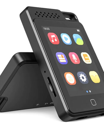 RUIZU MP3 player C1 με οθόνη αφής 2.4", 32GB, ελληνικό μενού, μαύρο