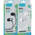 CELEBRAT earphones με μικρόφωνο D11, 3.5mm, 1.2m, μαύρα