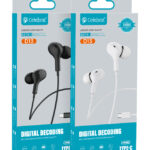 CELEBRAT earphones με μικρόφωνο D13, USB-C, 1.2m, λευκά
