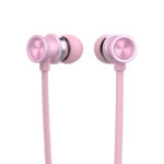 CELEBRAT Earphones με μικρόφωνο D7, 10mm, 3.5mm, 1.2m, ροζ χρυσό